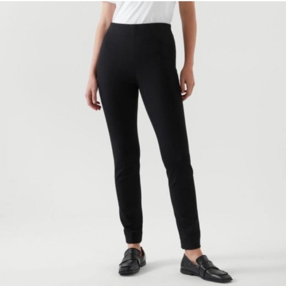 COS > Black Slim Stretch Skinny Pant 10 - Picture 1 of 9